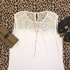 CALVIN KLEIN WHITE BLOUSE